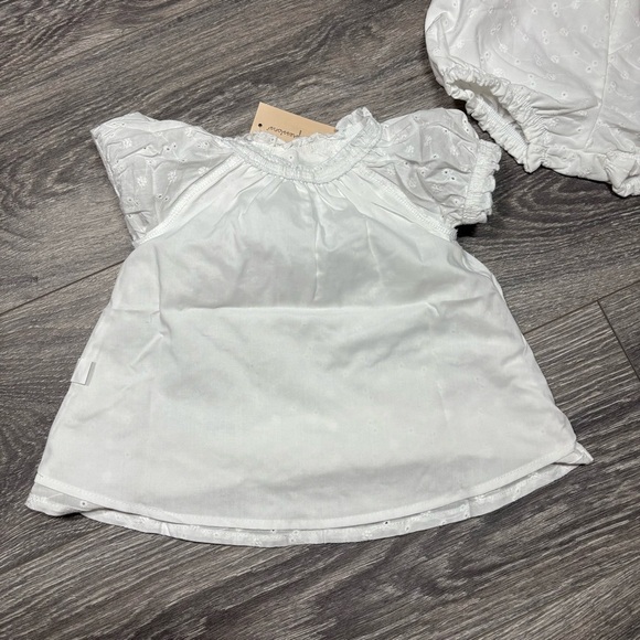 First Impressions Girls 2-Pc.White Embroidered Eyelet Top & Shorts Set 2T 267 - Picture 10 of 10